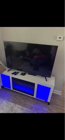 Fireplace TV stand
