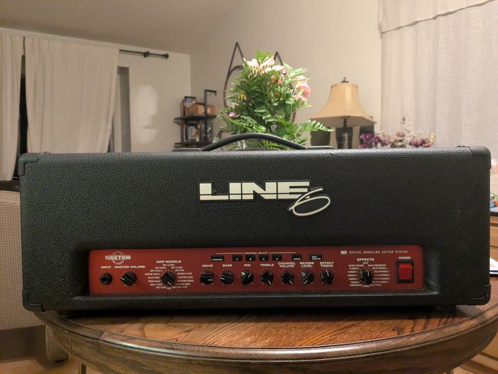 Line6 Flextone 1 HD Head Tubetone Guitar Amplifier Head 