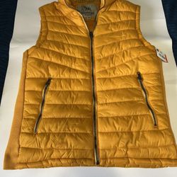 Yellow Puffer Vest