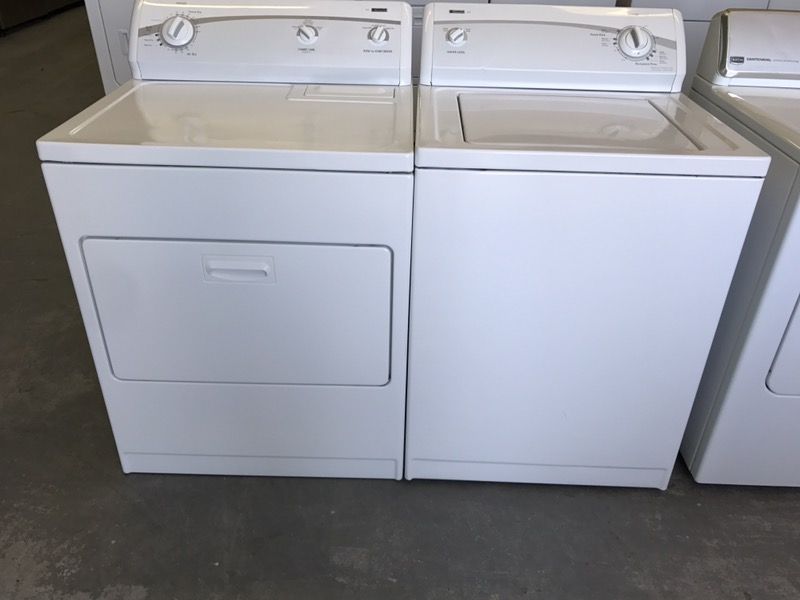 Matching Kenmore Washer And Dryer With 120 Day Warranty