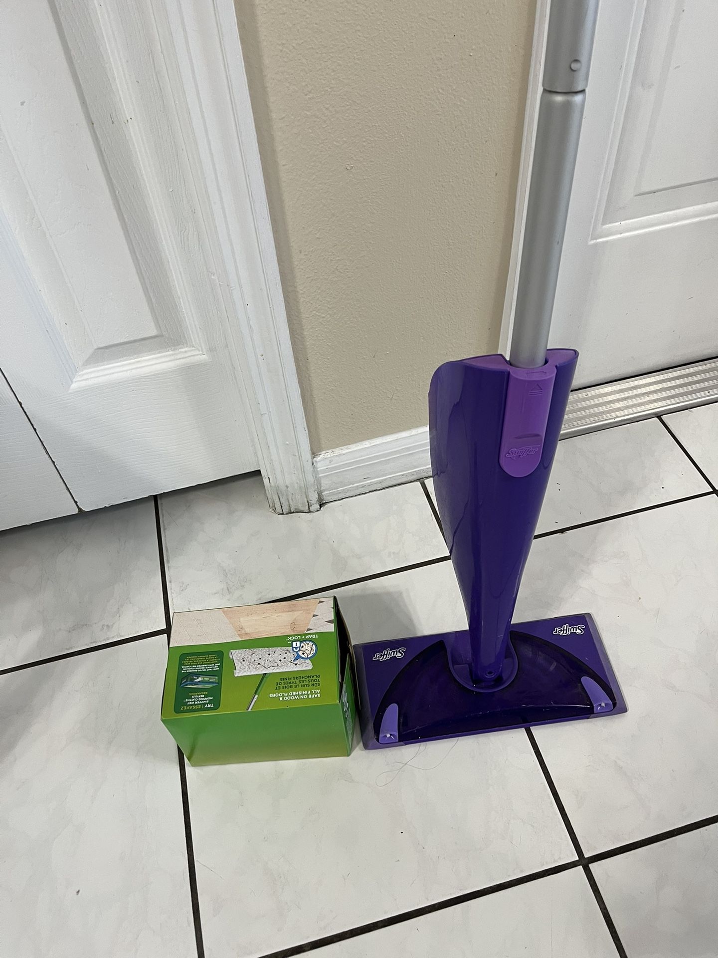 To clean, you only need the bottle of product that comes with a box of new wipes.