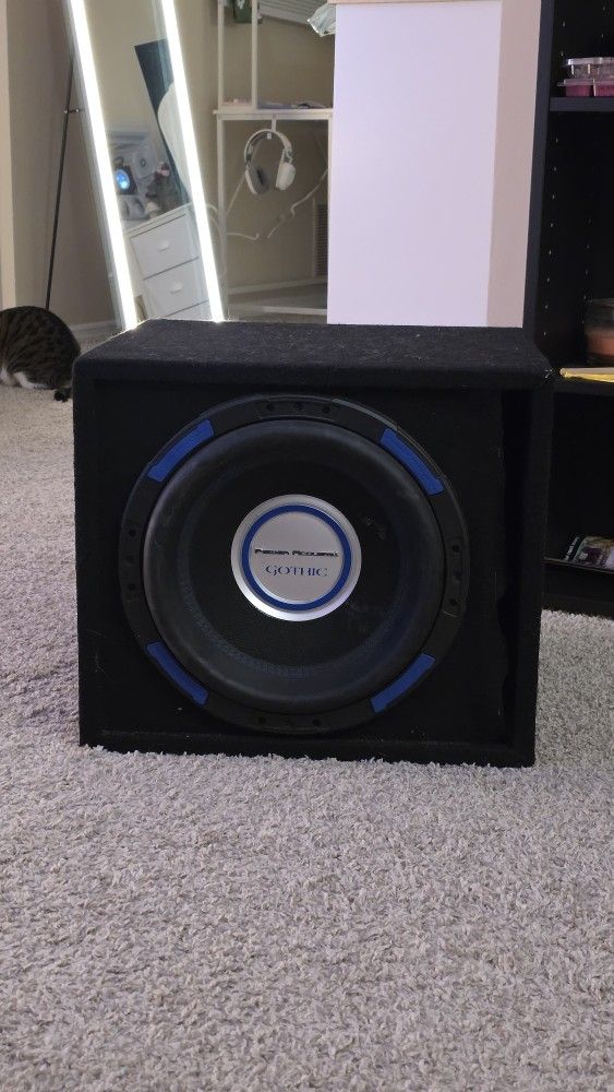 Power Akoustic 12 Inch Sub In Q Power Box