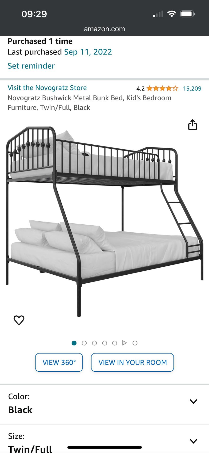 Bunk Bed, Twin/Full