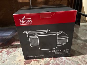 All-Clad stainless steel 12qt 3 in 1 large stock pot