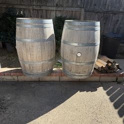 Wine barrels