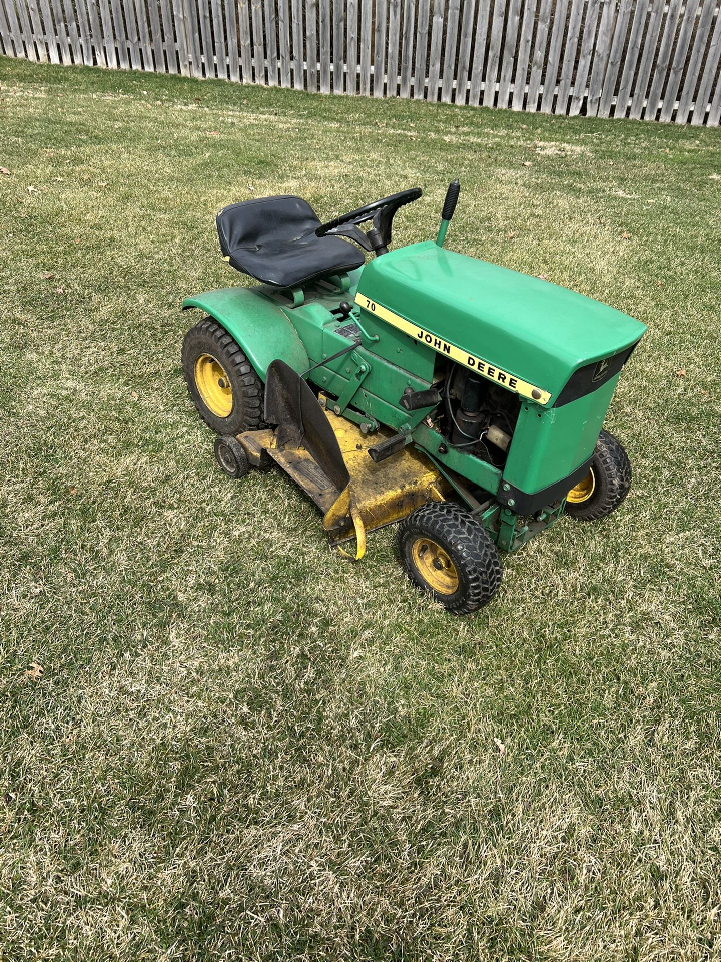 John Deere 70 Riding Lawn Mower