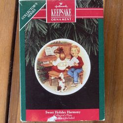 Hallmark Ornament, Sweet Holiday Harmony 1992