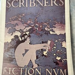 Maxfield Parrish Poster Scribners Magazine Cover (Aug 1923)