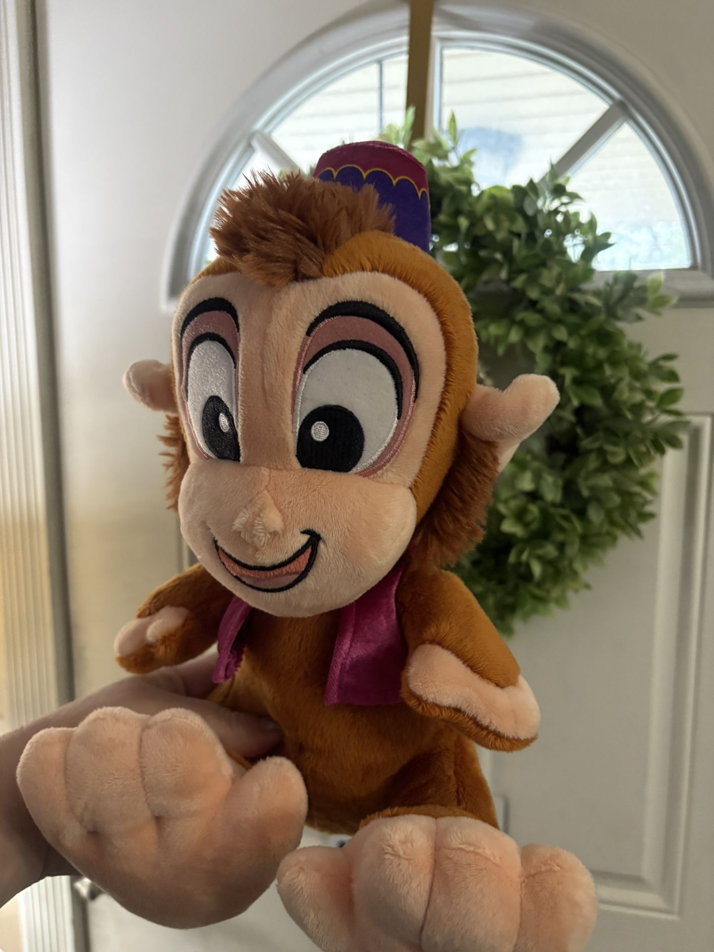 Disney Princess Jasmine ABU Stuffed Monkey 12 Inch