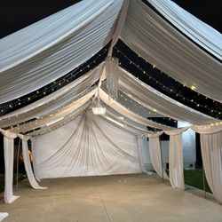 Draping With Lights 
