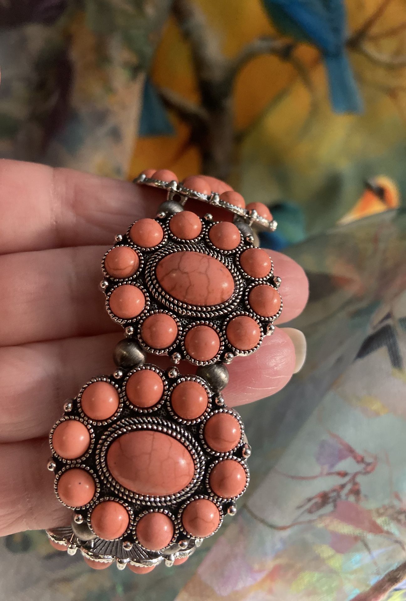 🤯🎊ORANGE TURQUOISE BRACELET 🎊