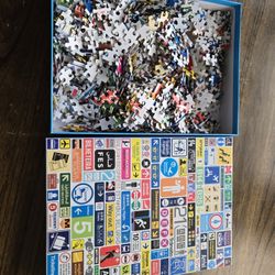 1000 Piece Travel Icon Puzzle