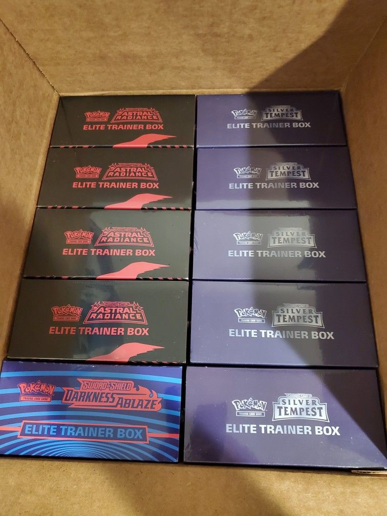 Various Pokemon Elite Trainer Boxes