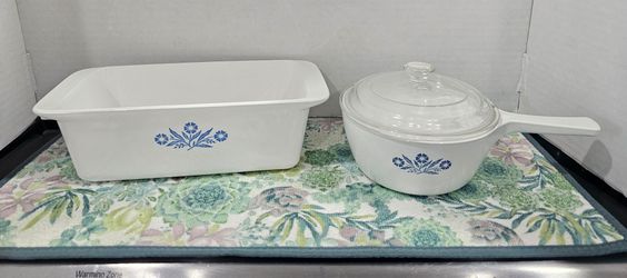 Corning Ware Blue Cornflower lot