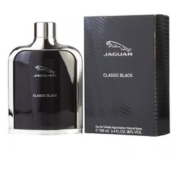  Jaguar Classic Black Eau De Toilette Natural Spray 3.4 oz / 100 ml NIB Sealed for men 