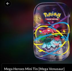 Pokemon Mega Heroes Mini Tin [Mega Venusaur]