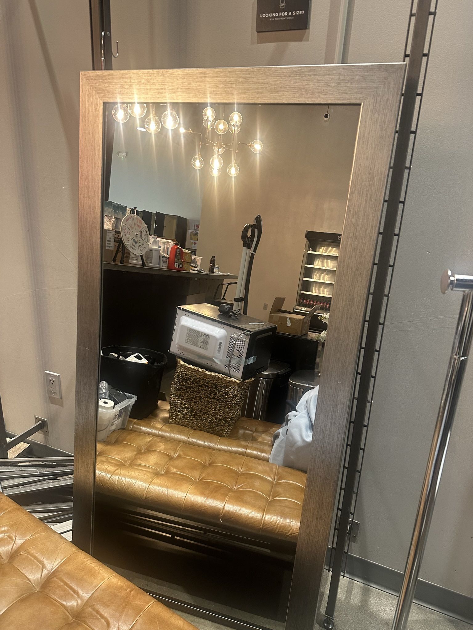 Body Mirror Silver Trim