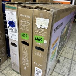 Samsung Crystal UHD U8000FD 43" TV New in Box