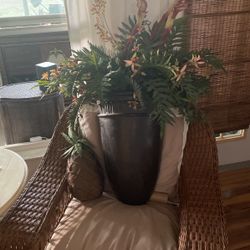 Gorgeous Tropical Silk Wall Hanging 