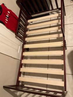 Toddler Bed Frame with Slats