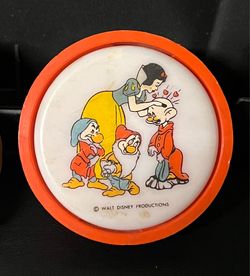Working Vintage Walt Disney Night Light Snow White & 7 Dwarfs -General Electric