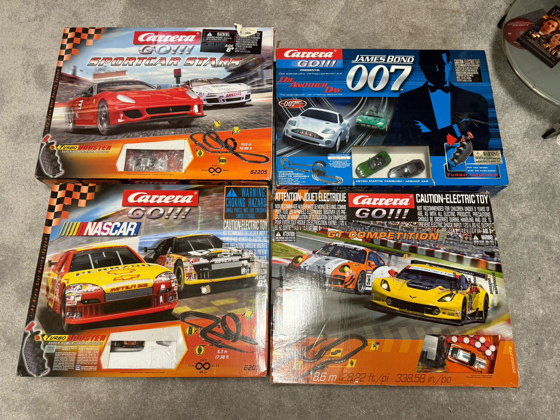 Four Caterra Race Car Sets
