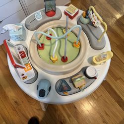 2 In 1 Sit And Stand Table Office For Baby And Toddler With Music And Lights