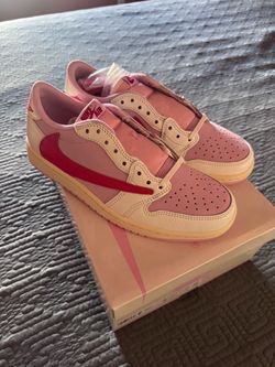 Jordan 1 Low Travis Scott Tropical Pink Size 8