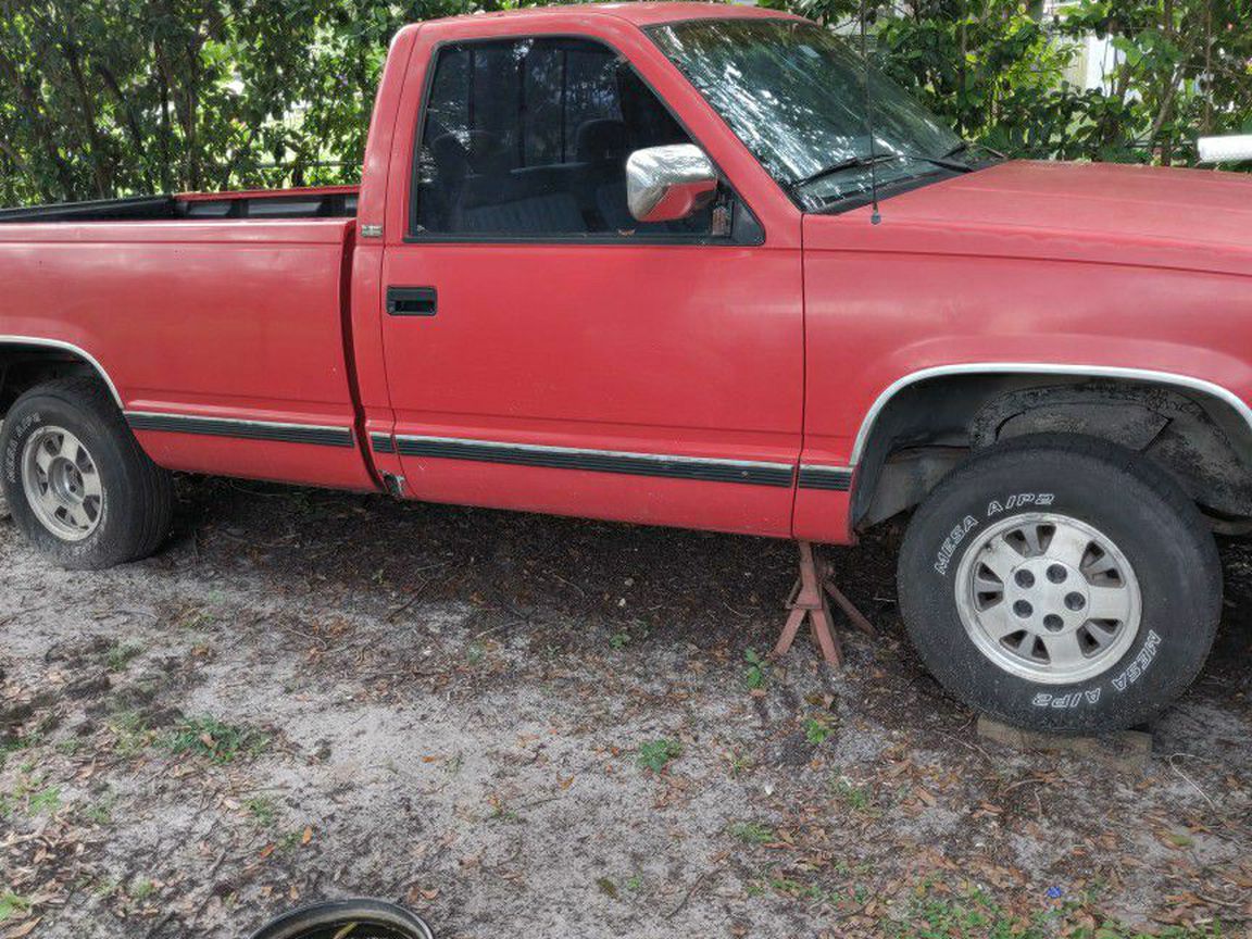 1992 obs chevy parts truck