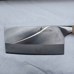 ZHEN "3 Layers Forged Series Cleaver Blade Length: 6.5”, silver (A11O) Used Excellent Condition