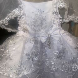 Toddler Size 2 Baptism Dress
