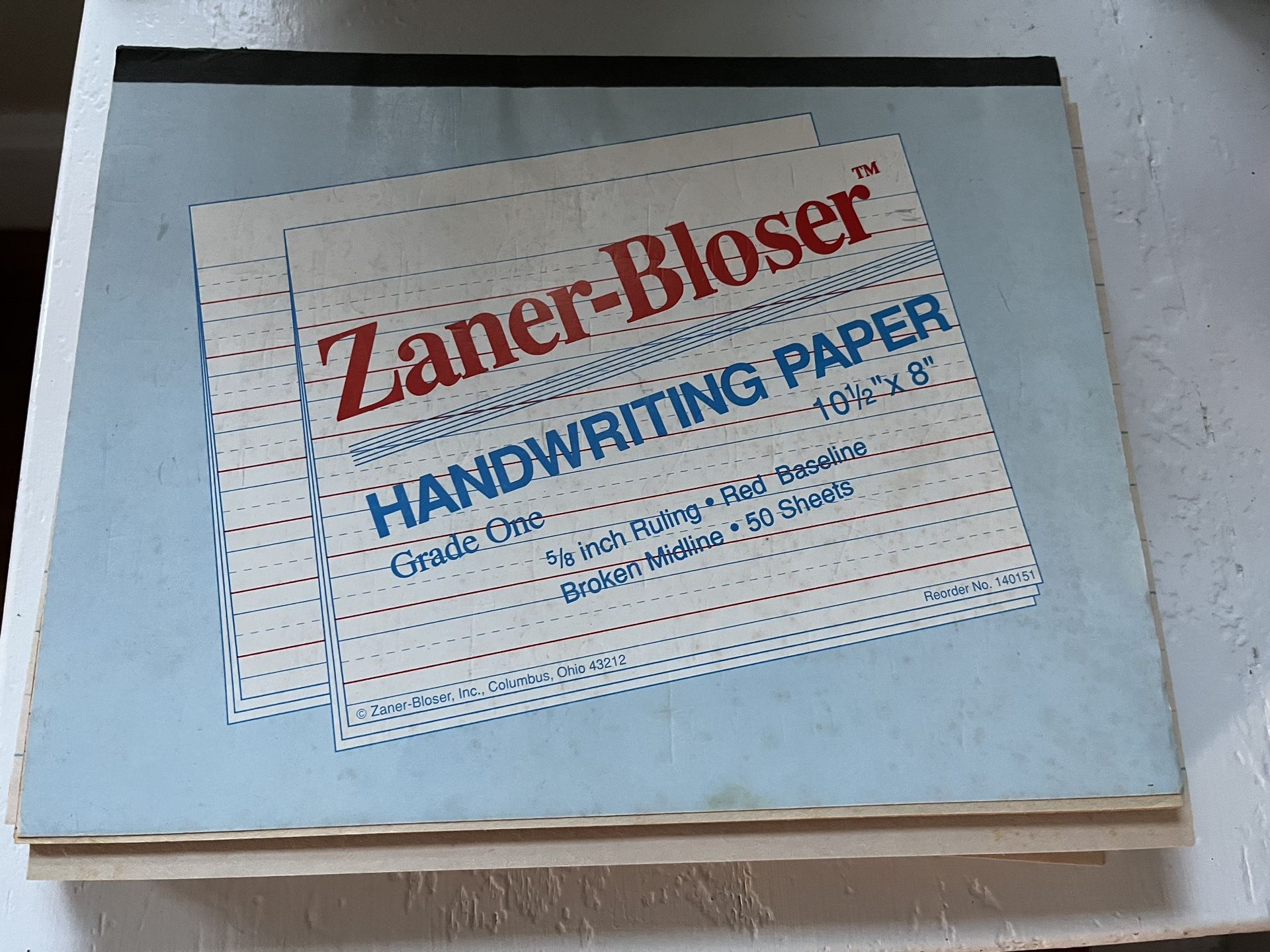 Lot of Zaner- Bloser Handwriting Paper for Early Writers K-2