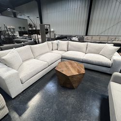 Giant Sectional w/ Cloud seating 