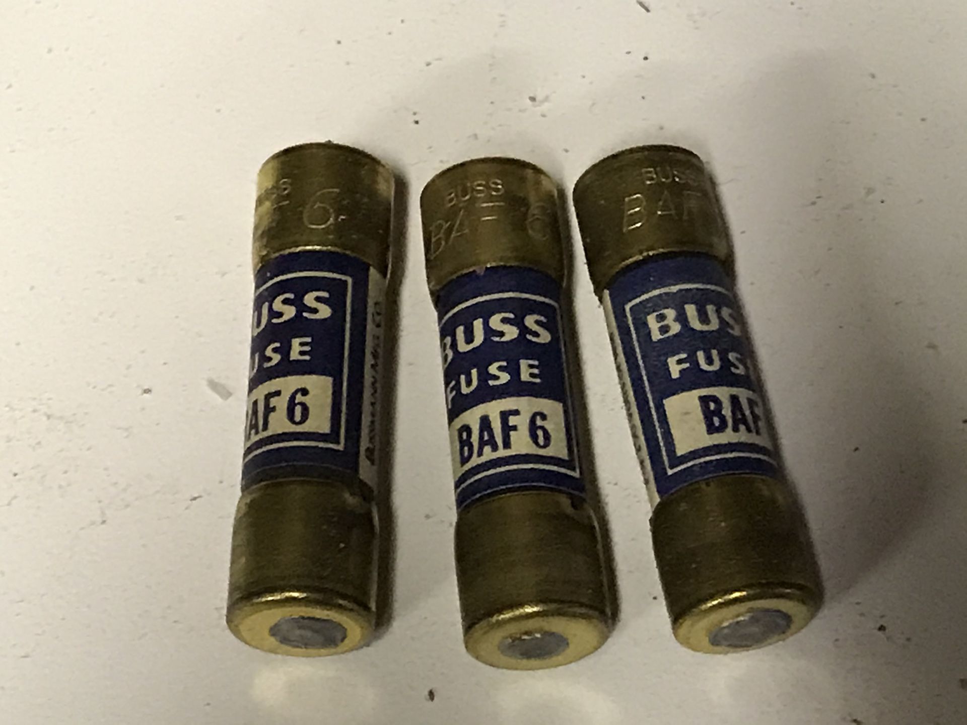 Old Buss fuses; various amps; small. Qty 75 - 80
