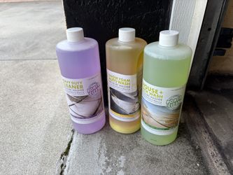 Pressure washing liquids