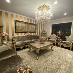 Very  Gorgeous  Victorian  Living  Room Sets 