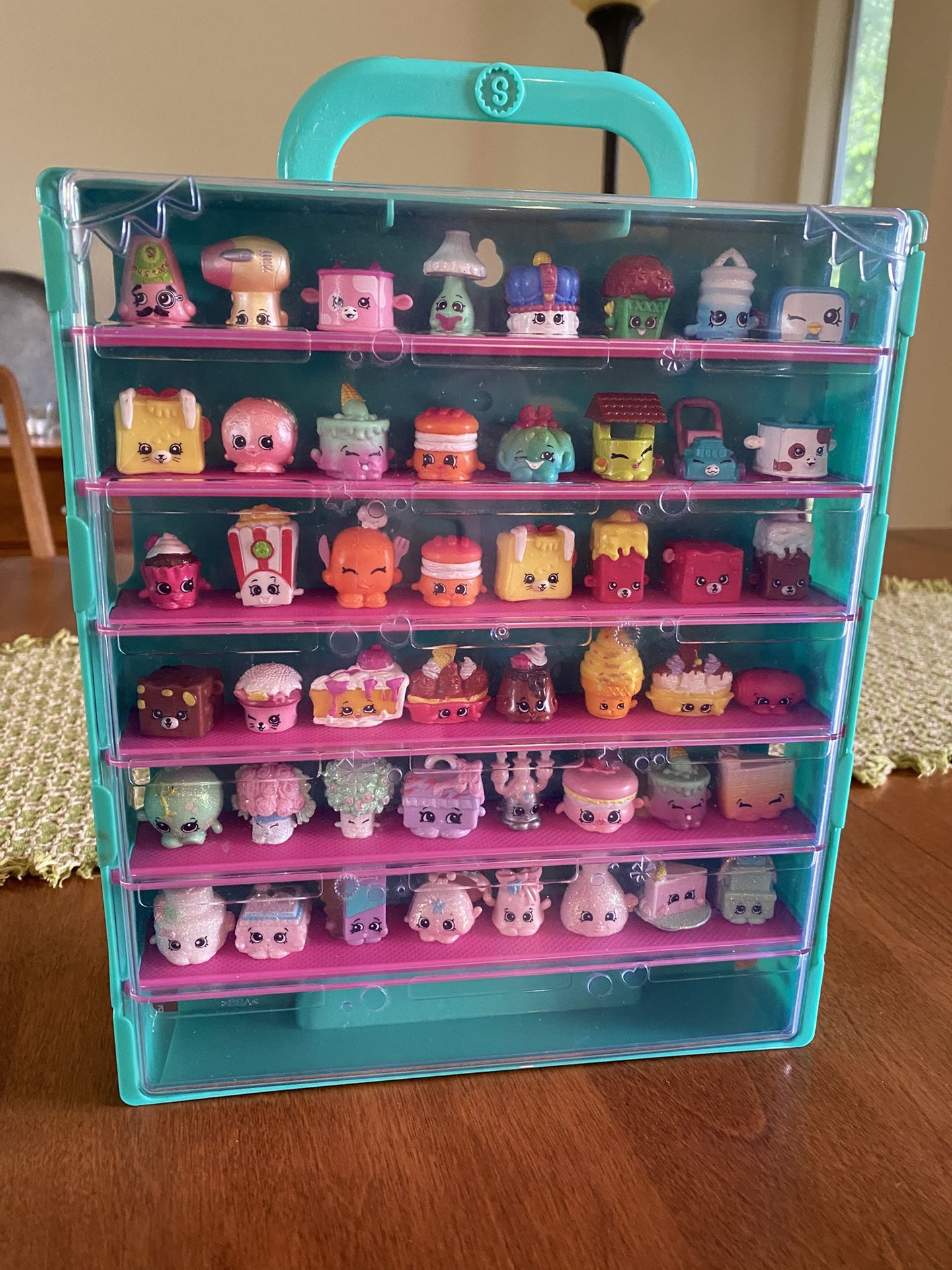 Shopkins Figures, Accessories, and Display Case