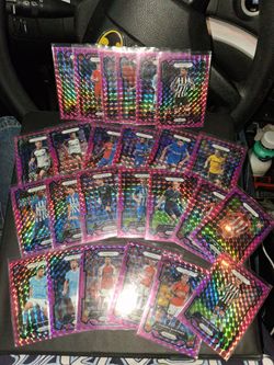 2023-24 paining prizm premier league soccer pink mosaic lot
