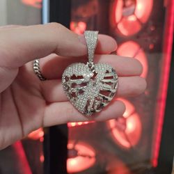 Heart Moissanite Pendant