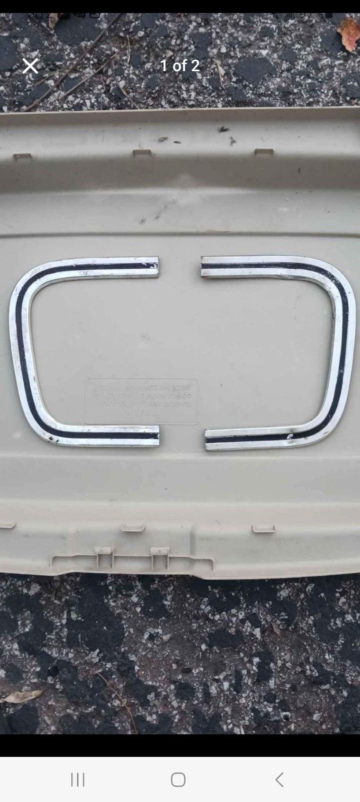 1964 IMPALA QUARTER PANEL TRIM