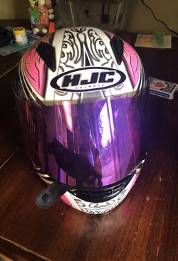 Woman’s HJC street bike helmet