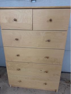 4ft Tall 6 Drawer Dresser