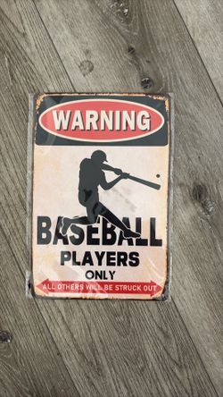 Baseball sign