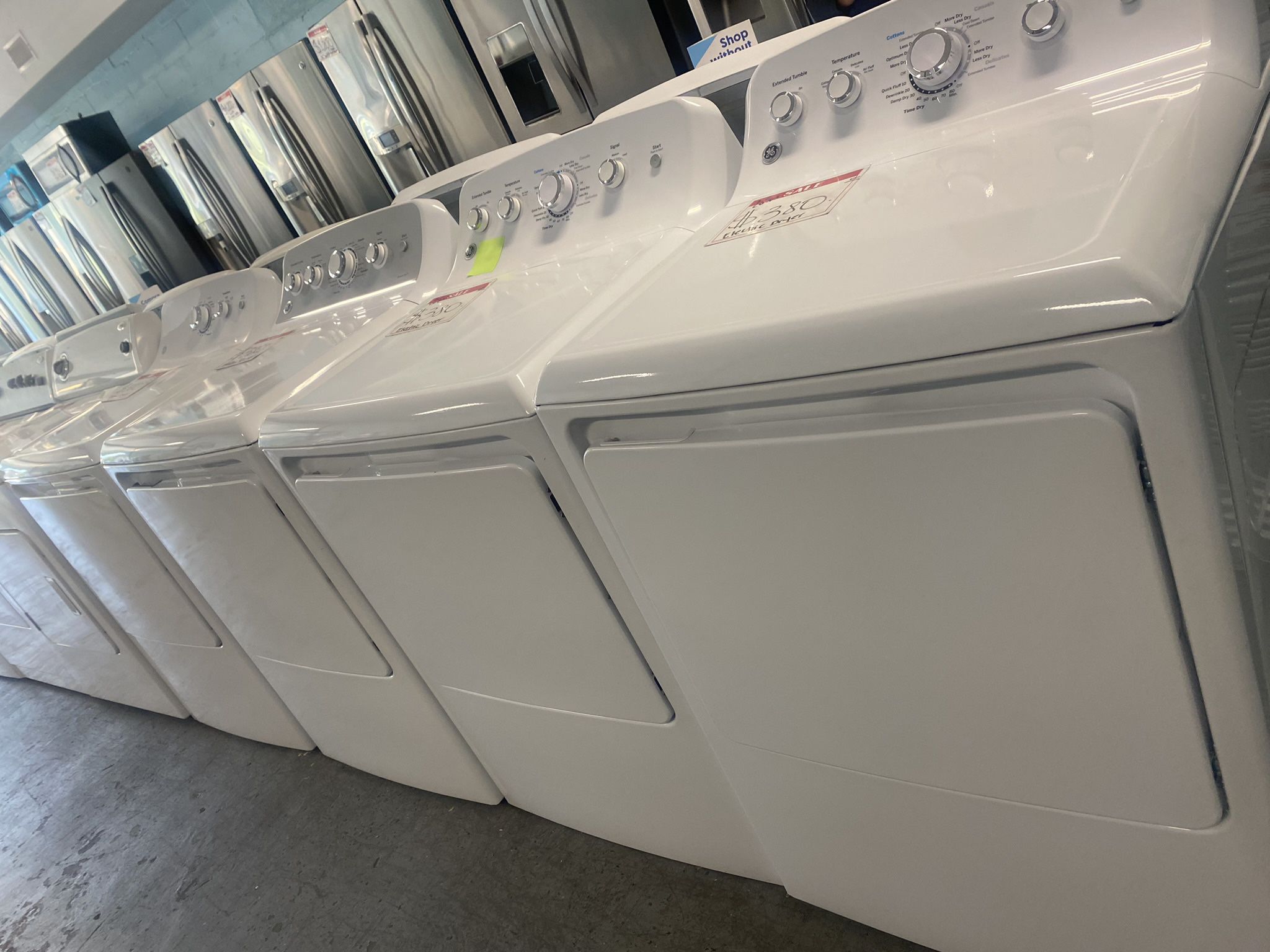 Variety Of Electric And Gas Dryers In Excellent Condition 