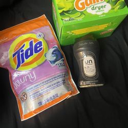 Tide Pods Gain Dryer Sheets