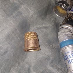 14k Gold Sewing Thimble 