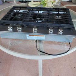 Kitchen Aid Gas Cooktop 30", Stainless Steel. 