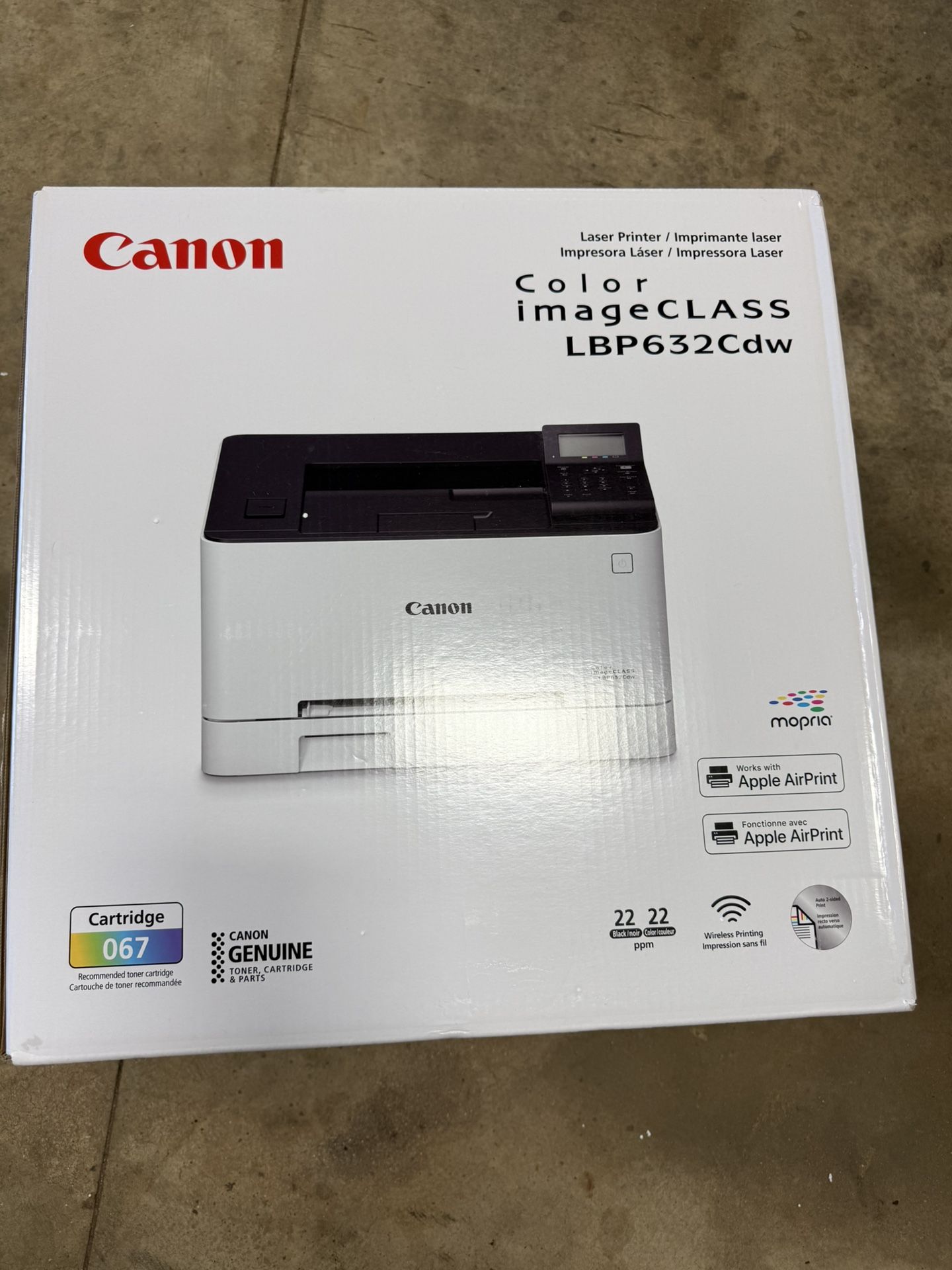 Canon Color imageCLASS LBP632Cdw Wireless Laser Printer for Home and Office WiFi Mobile Ready 22 PPM