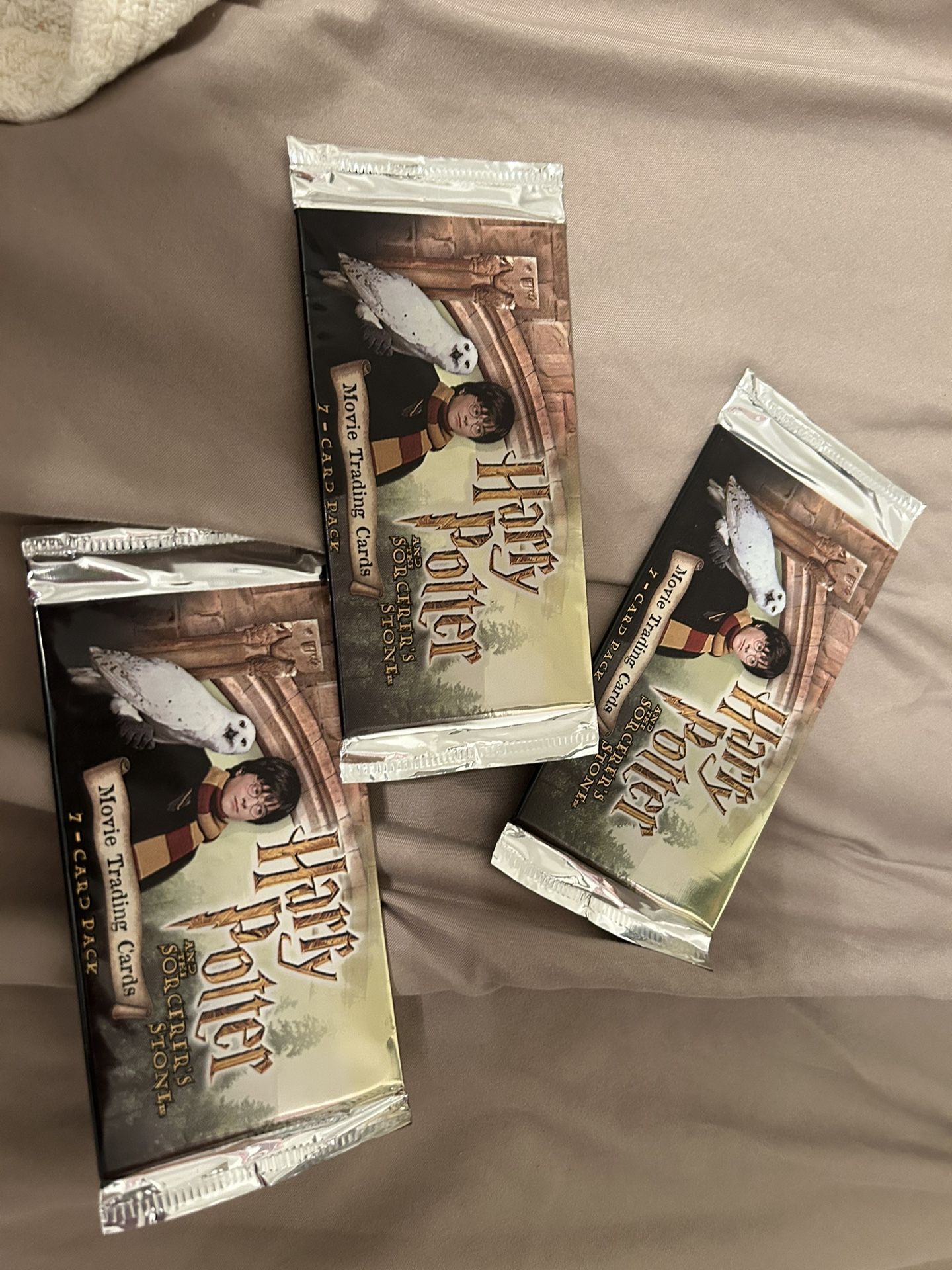 New Vintage Harry Potter Set Of 3 Trading Cards