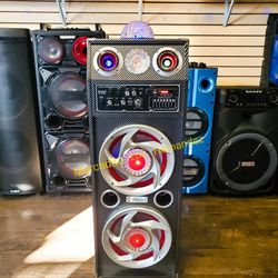 Bluetooth Speaker ❗️ Doble 10" - Karaoke 🎤 Nuevas 3600w ❗️Loud Music 